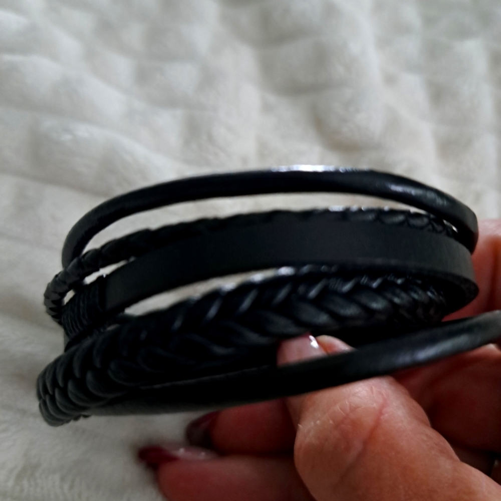 Leather bracelet combo